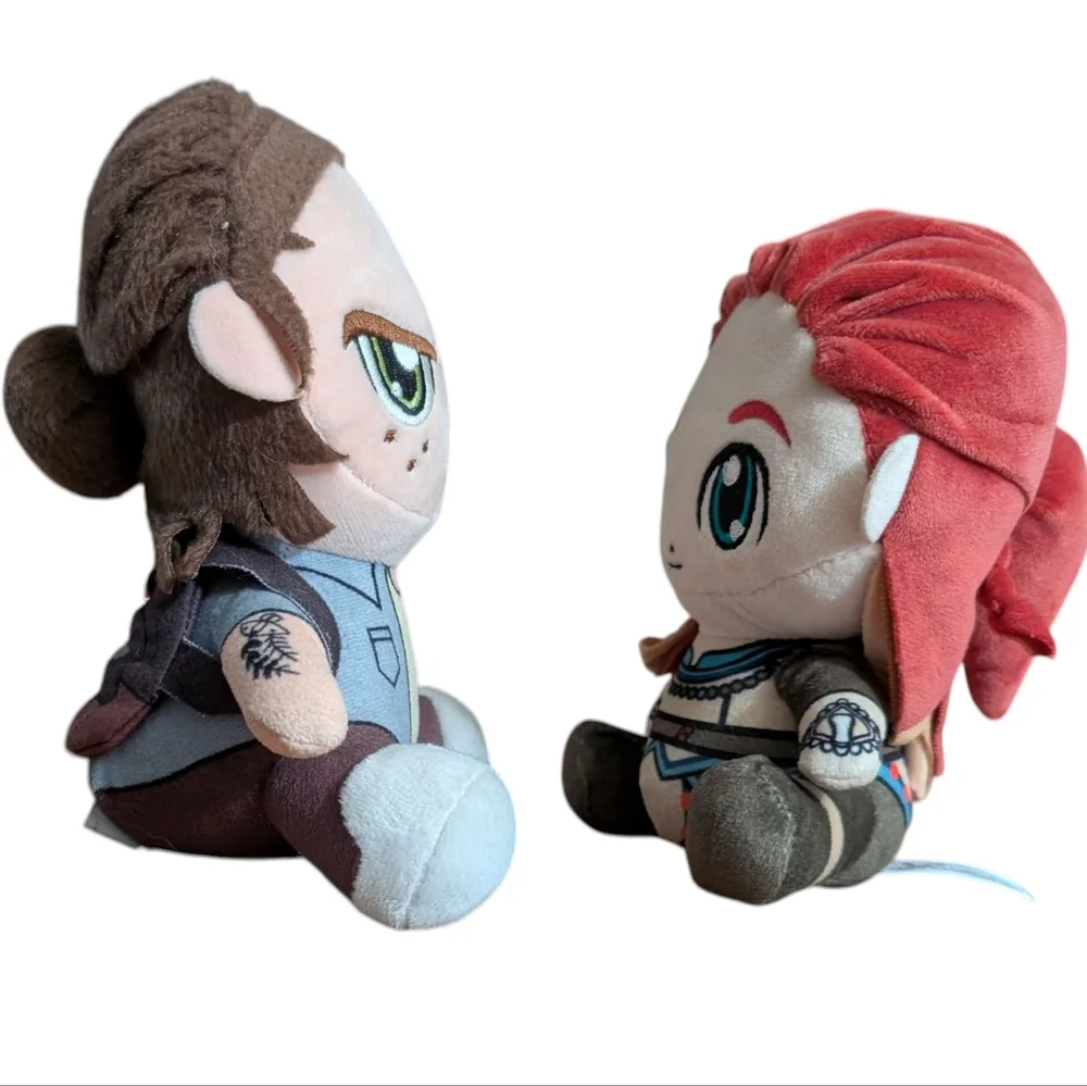Ellie And Aloy Stubbins Plushies - Horizon Zero Dawn And The Last Of Us